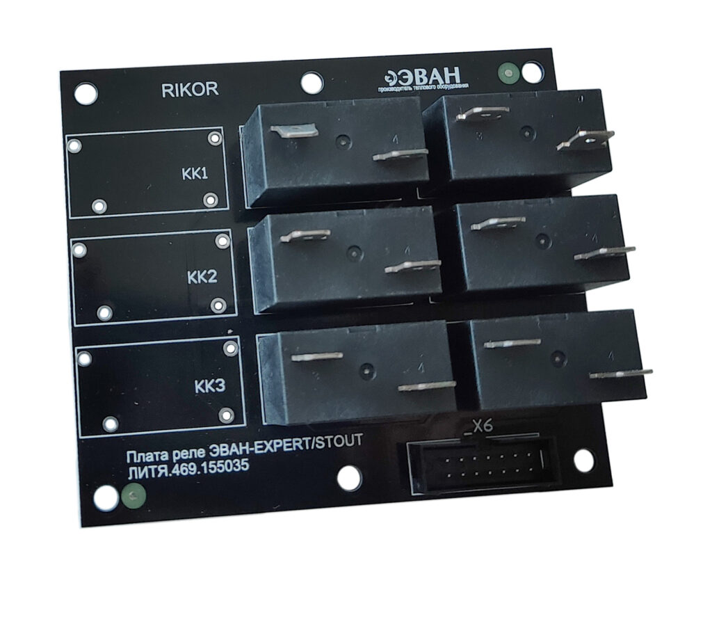 32295-01 Плата 6 реле ЭВАН-EXPERT/STOUT IDC-14